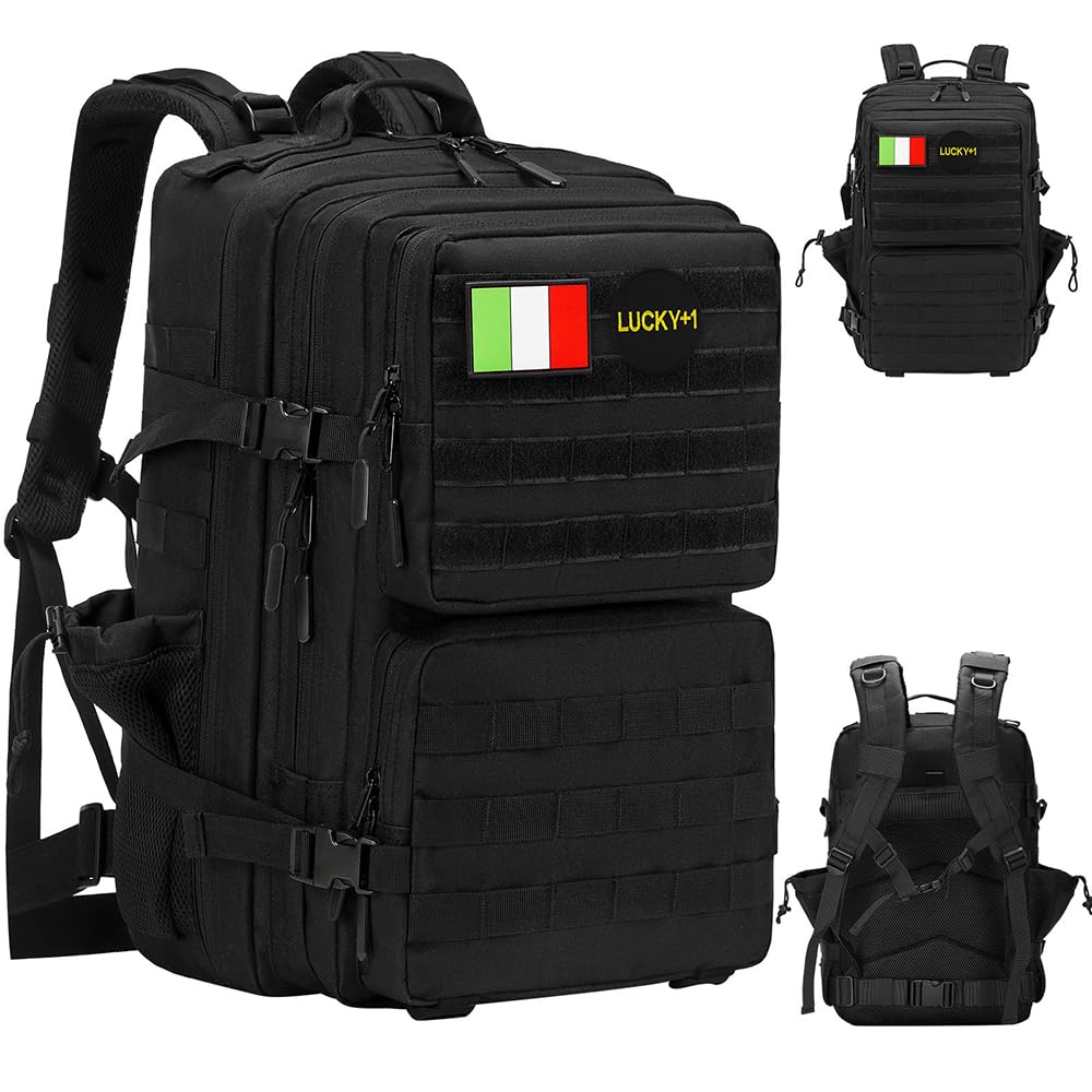 Delgeo Zaino Tattico Militare 45L Impermeabile Pieghevole Alpinismo Escursionismo Campeggio