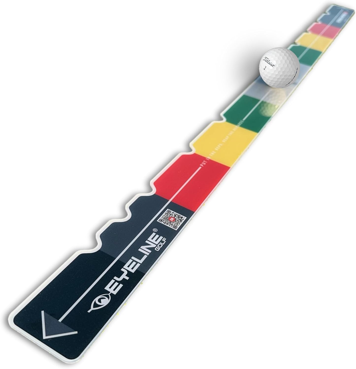 EyeLine Golf Stroke Meter 2.0 – Putting Aid for Stroke Length, Speed, and Distance Control – Indoor & Outdoor Golf Training Tool for Balanced, Repeatable Putting Stroke – Visual Feedback for Practice