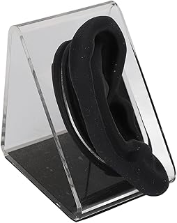 Modelo de orelha de silicone, modelo de orelha única, simulação, prática, acupuntura, educação científica, tamanho da orelha humana para joalheria