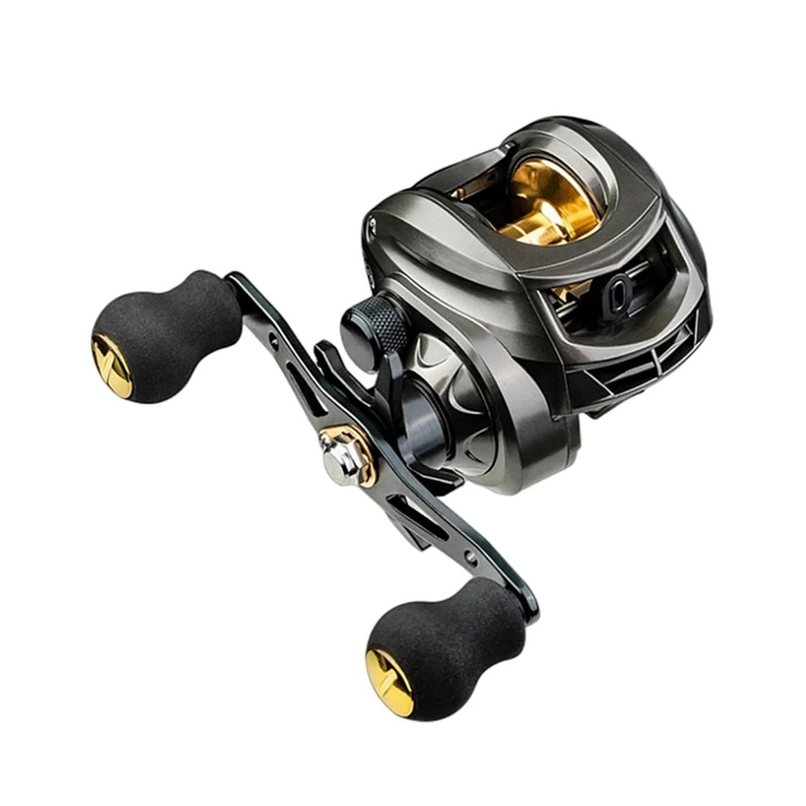 Moulinet Baitcasting 7.2:1 de 8KG, avec Frein Max, for la pêche au Bar dans l'environnement océanique, Accessoires de pêche