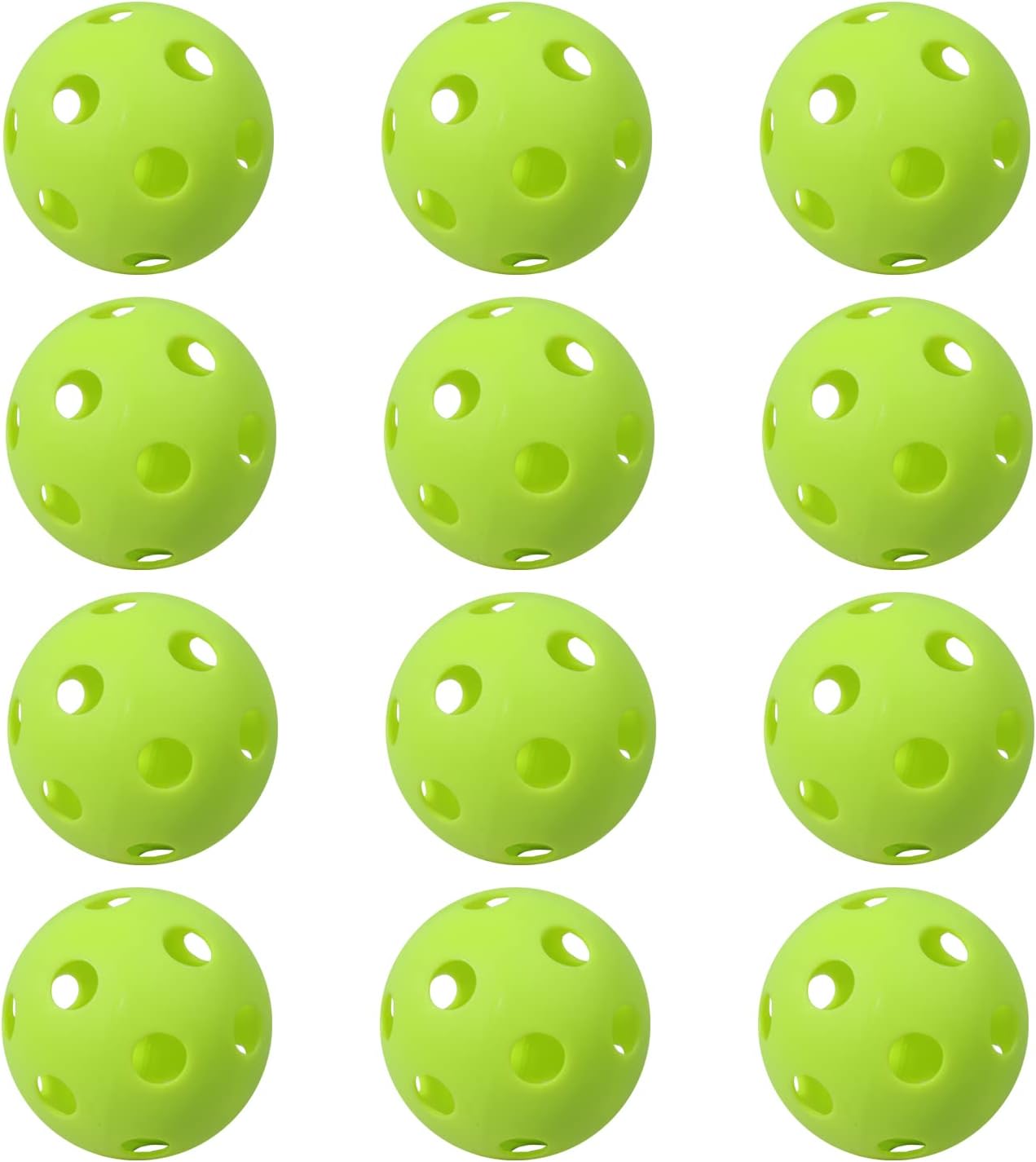 GSE 12-Pack Plastic Practice Baseballs