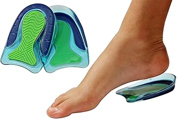 Sport Shock Absorbing Lightweight Gel Heel Cups for Kids with Sensitive Heels, Heel Spurs, Plantar Fasciitis, or Ankle Pain Kids Size 11-2...
