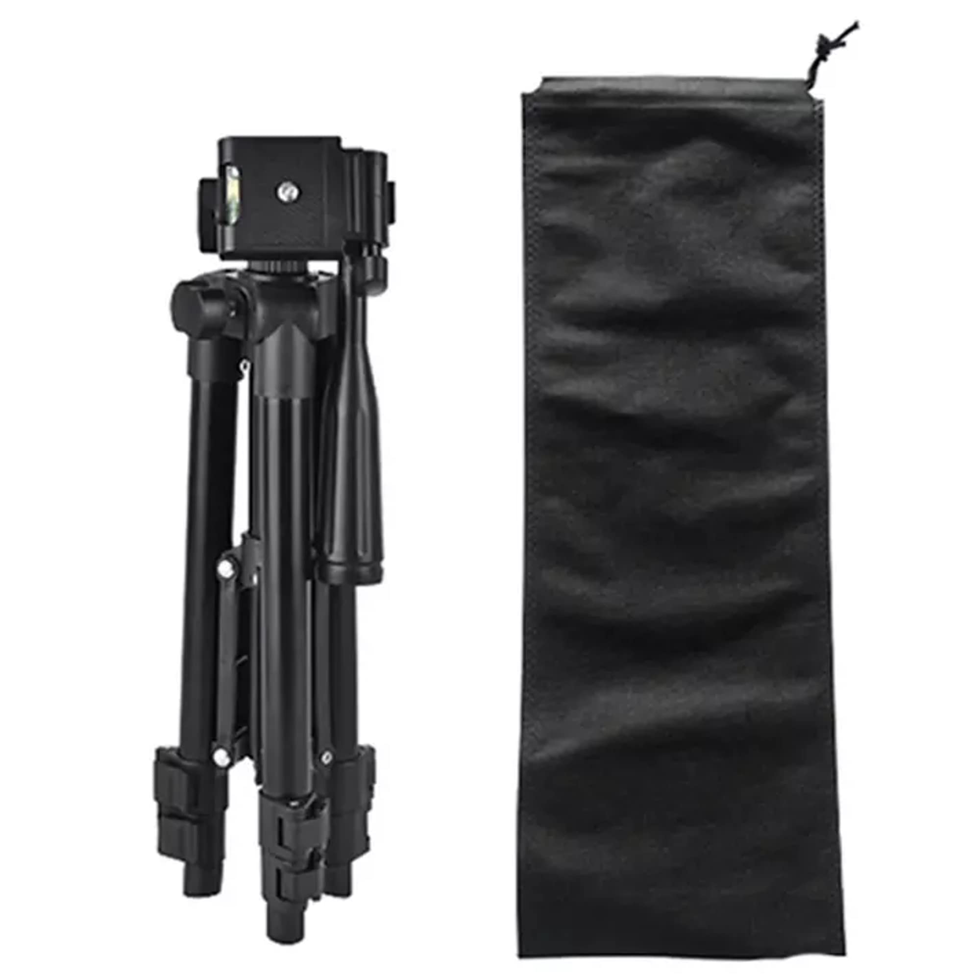 TronicXL 30-63cm Schießstock Zielstock Pirschstock I Stativ + Auflage für Objektiv I Gewehr Gewehrauflage Tripod Dreibein Gewehre Waffen Ständer Gewehrstativ Jäger Paintball Zubehör 60cm