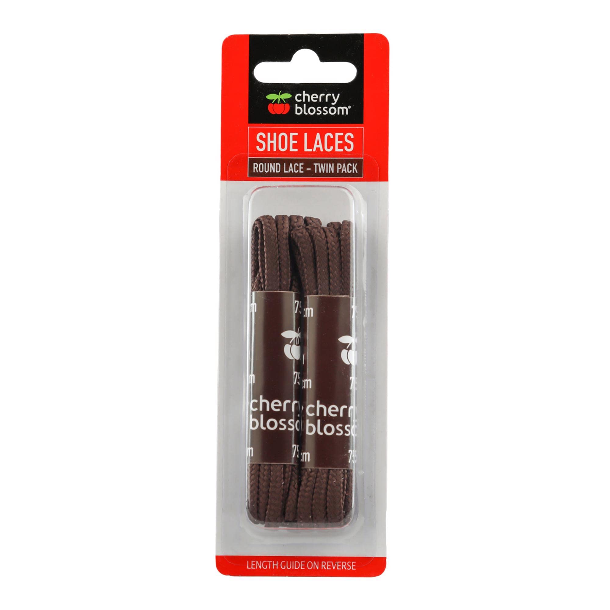 75Cm Brown Twin Laces