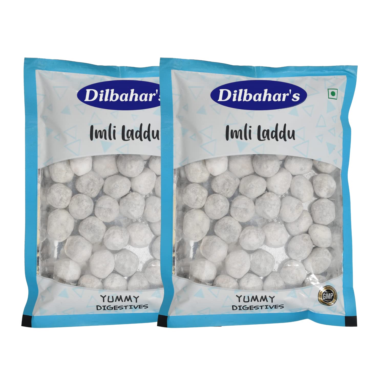 Dilbahar's Imli Laddu Big 400G Pack Of 2 | Imli Ladoo Candy | Mukhwas Mouth Fresheners | Digestive Imli Pachak Goli | Chatpati Imli Candy