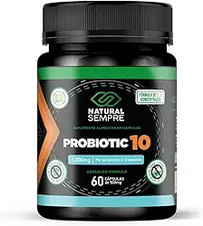 Probiotic 10 1.000mg 60 Cápsulas Natural Sempre