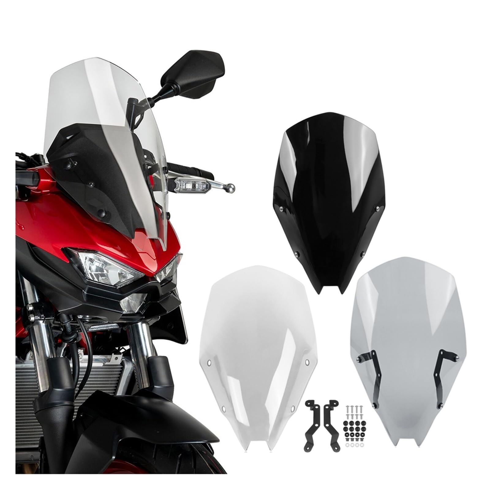 Parabrezza For Moto Da Turismo Parabrezza Deflettori D'aria Viser