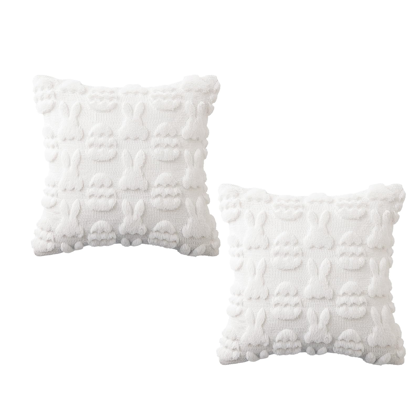 ordinarYone Pair Of Scandinavian Styles Jacquards Green Pillow Protectors With High Densities Embroidery For Sofa Sleeping