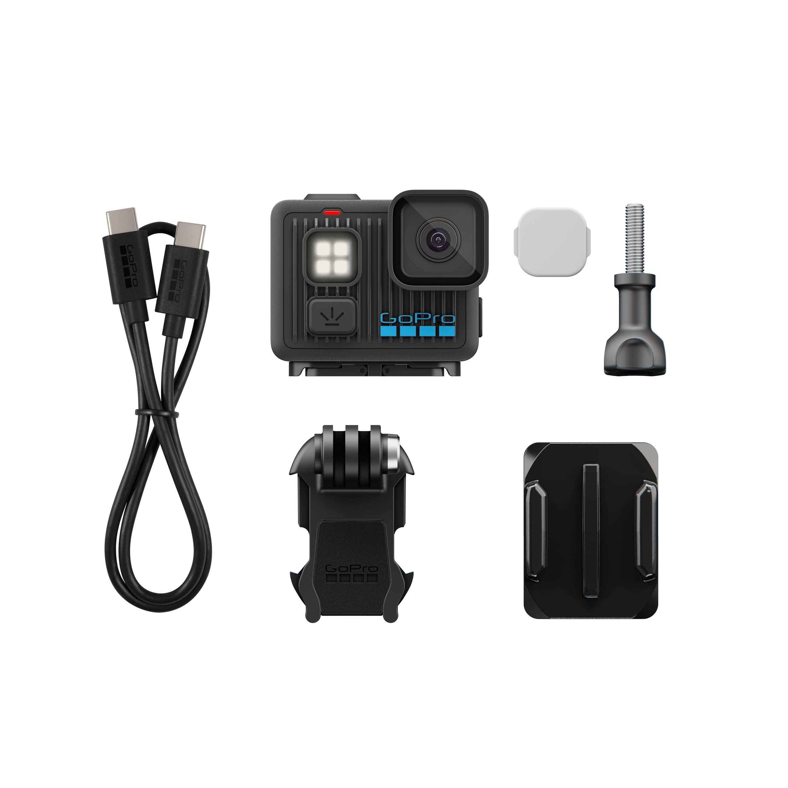GoPro LIT Hero - Lightweight, Compact, Waterproof Action Camera with Built-in Light, 4K60 Ultra HD Video, 12MP Photo, Touch Screen, HyperSmooth Stabilization