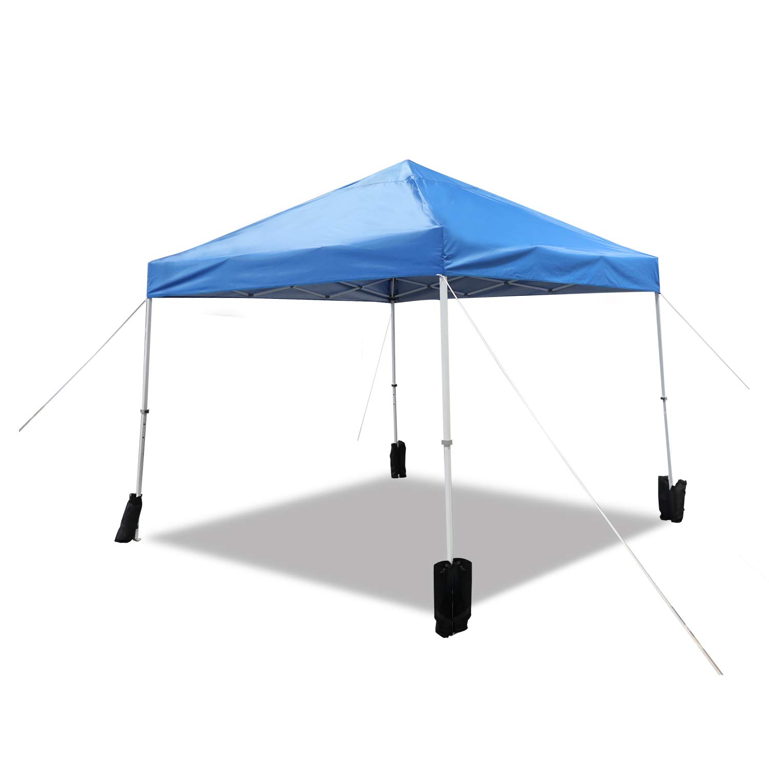AmazonBasics Outdoor Classic Pop Up Canopy, 10ft x 10ft with Wheeled