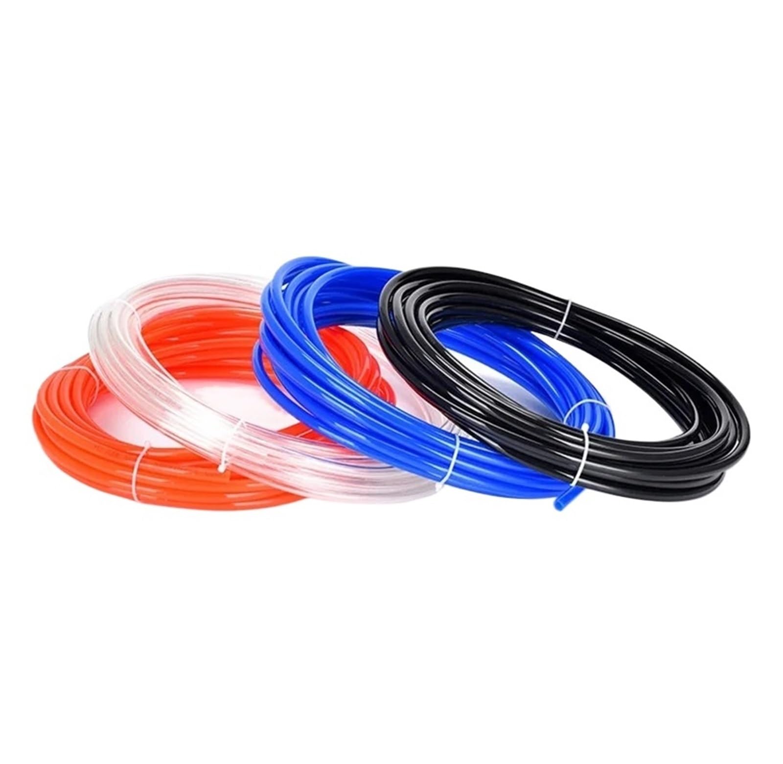 Tubi flessibili per sistemi pneumatici Tubo fless 1/5/10Meter PU Gas Air Hose Tubing Compressor Transparent Blue Red Black Polyurethane 4/6/8/10/12/14/16mm Pneumatic Pipe Tube(L,5 METER_12X8MM)