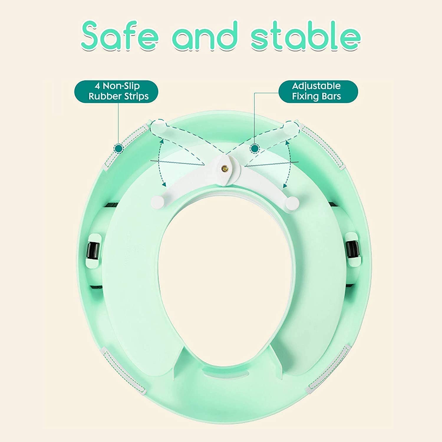 Sedile WC per bambini con scaletta, scaletta pieghevole 3 in 1 per