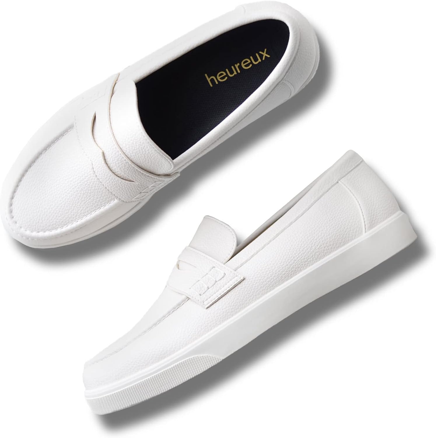 Amazon Co Jp Heureux Amazon限定ブランド レディース ローファー スニーカー ふかふかインソール 歩きやすい スリッポン モカシン ファッション Amazon Co Jp Heureux Amazon限定ブランド レディース ローファー スニーカー ふかふかインソール 歩きやすい スリッポン モカシン ファッション