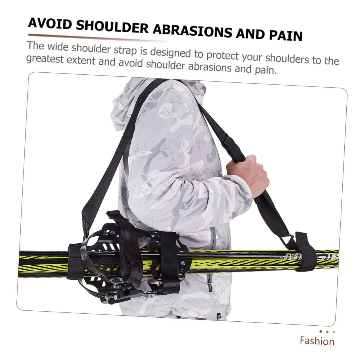 GOOHOCHY Snowboard Harness for Snowboard Shoulder Straps Ski Harness Outdoor Carry Strap