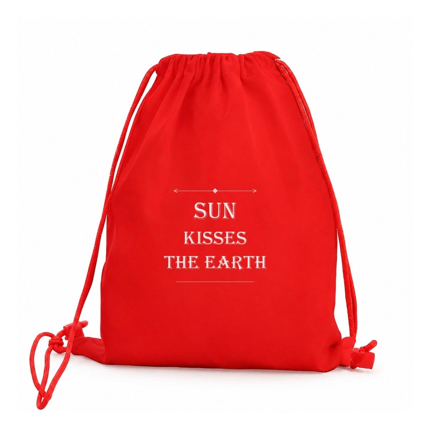 Kinsey Knitt Drawstring Backpack 695 Red-picture-23