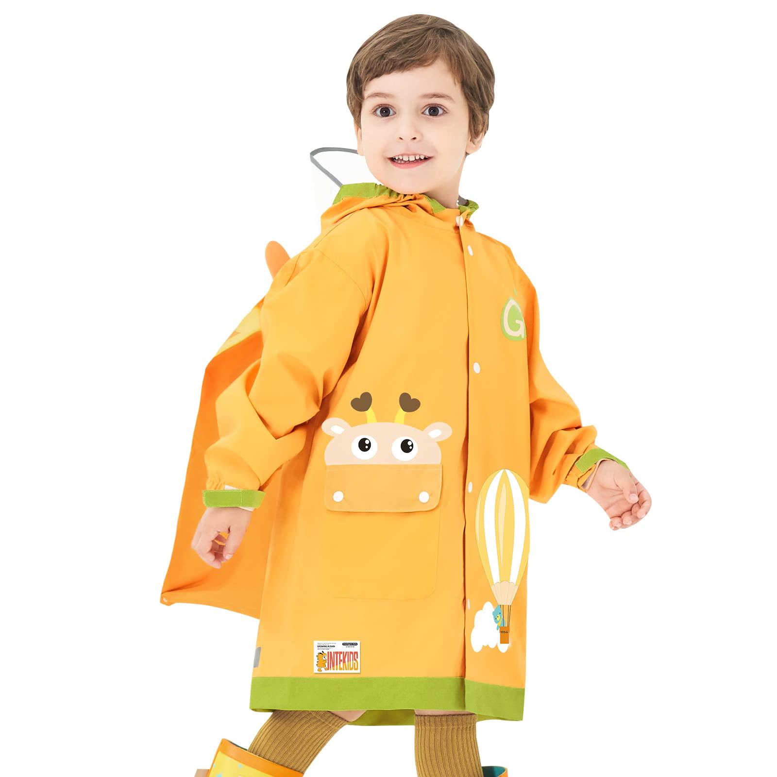 Cape imperméable réutilisable enfants pour l'école et les sorties