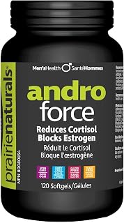 Prairie Naturals Andro-Force Reduces Cortisol & Blocks Estrogen Softgel, 120 count