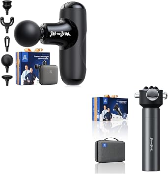 Bob and Brad Q2 Mini Massage Gun and BOB AND BRAD VibeFlow Vibration Therapy Massager