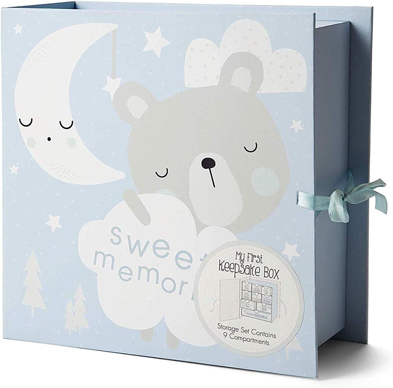 Baby Milestone Keepsake Storage Box: Track Treasured Memories - Sweet Memories