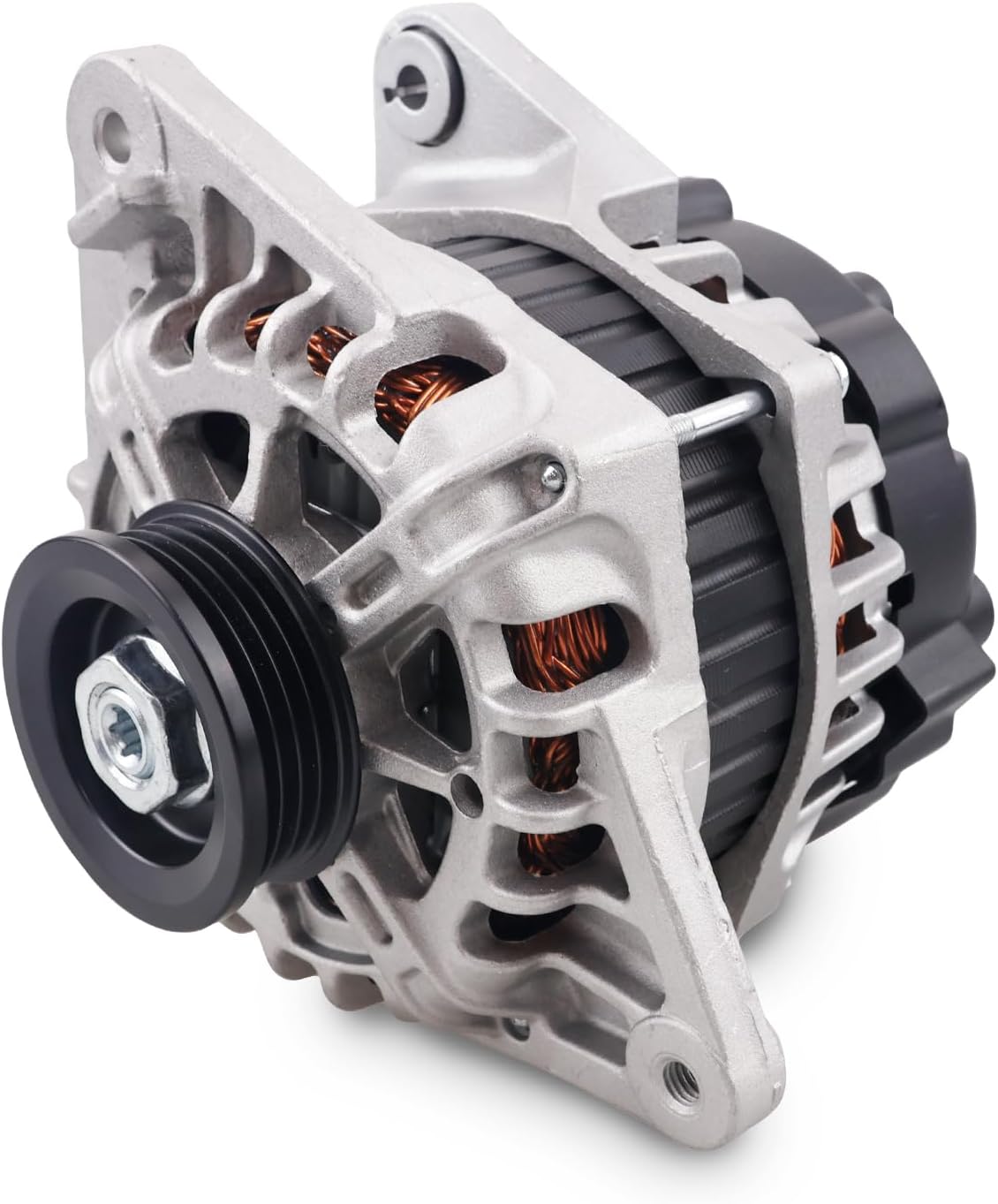 Alternator Compatible With 2007-2012 Hyundai Elantra 2.0L, 2010 2011 Kia Soul 2.0L, 2007-2009 Spectra 2.0L L4, Replace 2655635, 600162, 3730023650, AVA0102, 40046020, 40046031 11311N