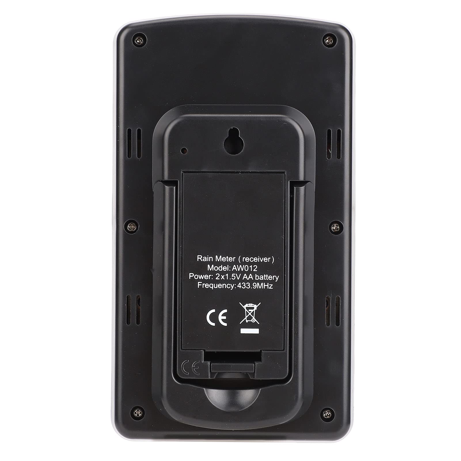 Pssopp Pluviometro Digitale Wireless per Uso Domestico Registratore di Temperatura di Trasmissione RCC Pluviometro Wireless per Pluviometri per Interni Ed Esterni