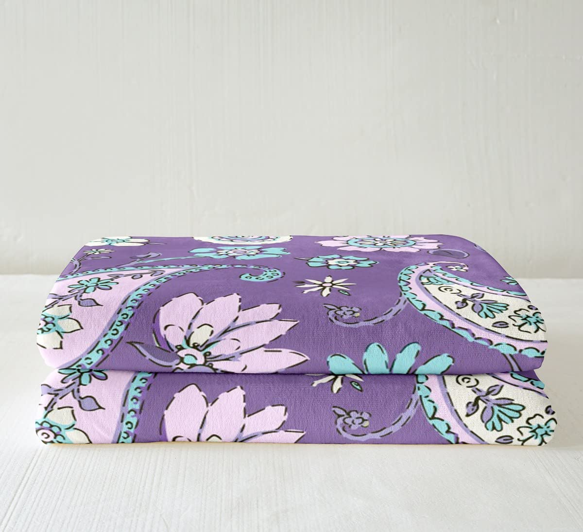 Coperta Morbida In Pile 127x127 Cm - Coperte Per Divano, Letto, Viaggio - Regalo Donna, Bambini, Ragazze - Tutte Le Stagioni - 4