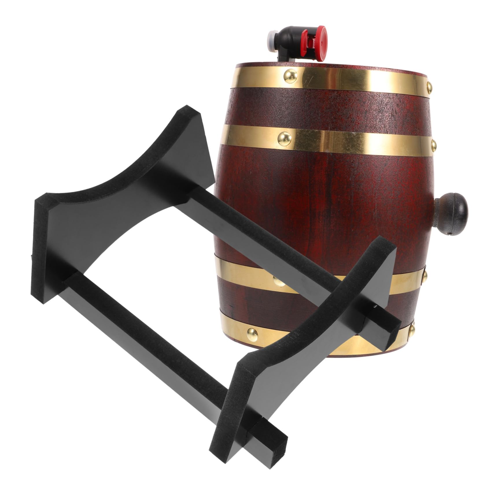 Cabilock 1set Wine Beverage Dispenser Capacity Oak Storage Container for Wine Aging Beer and Scene Decoration for Bars and Wineries