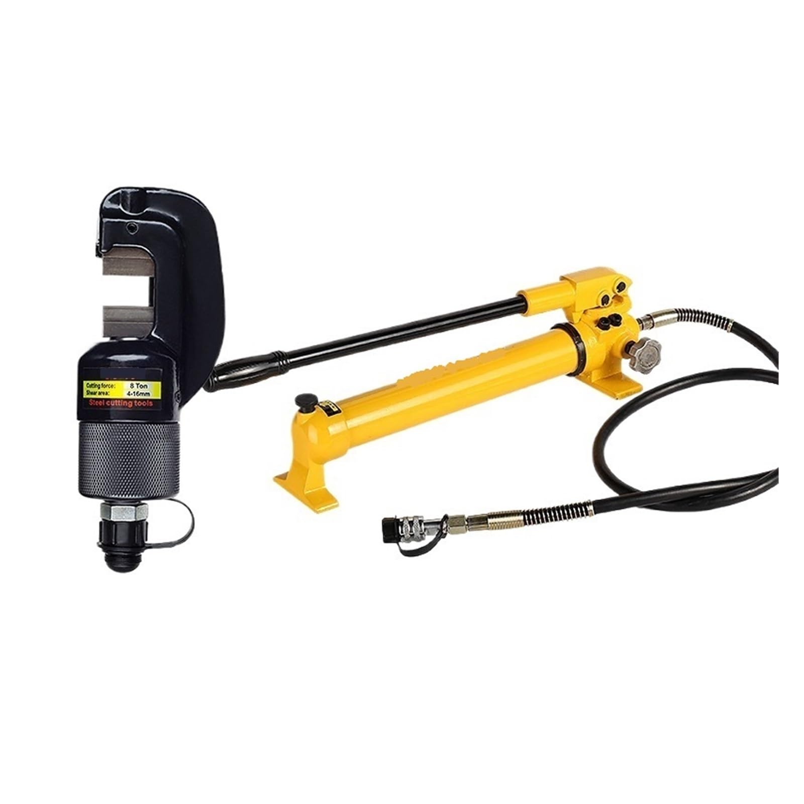 Hydraulic Crimping Tool, Hydraulic Hose Crimping Machine Portable Wedge Clamp Tool Cable Lug Pliers(SC-22+CP-700)