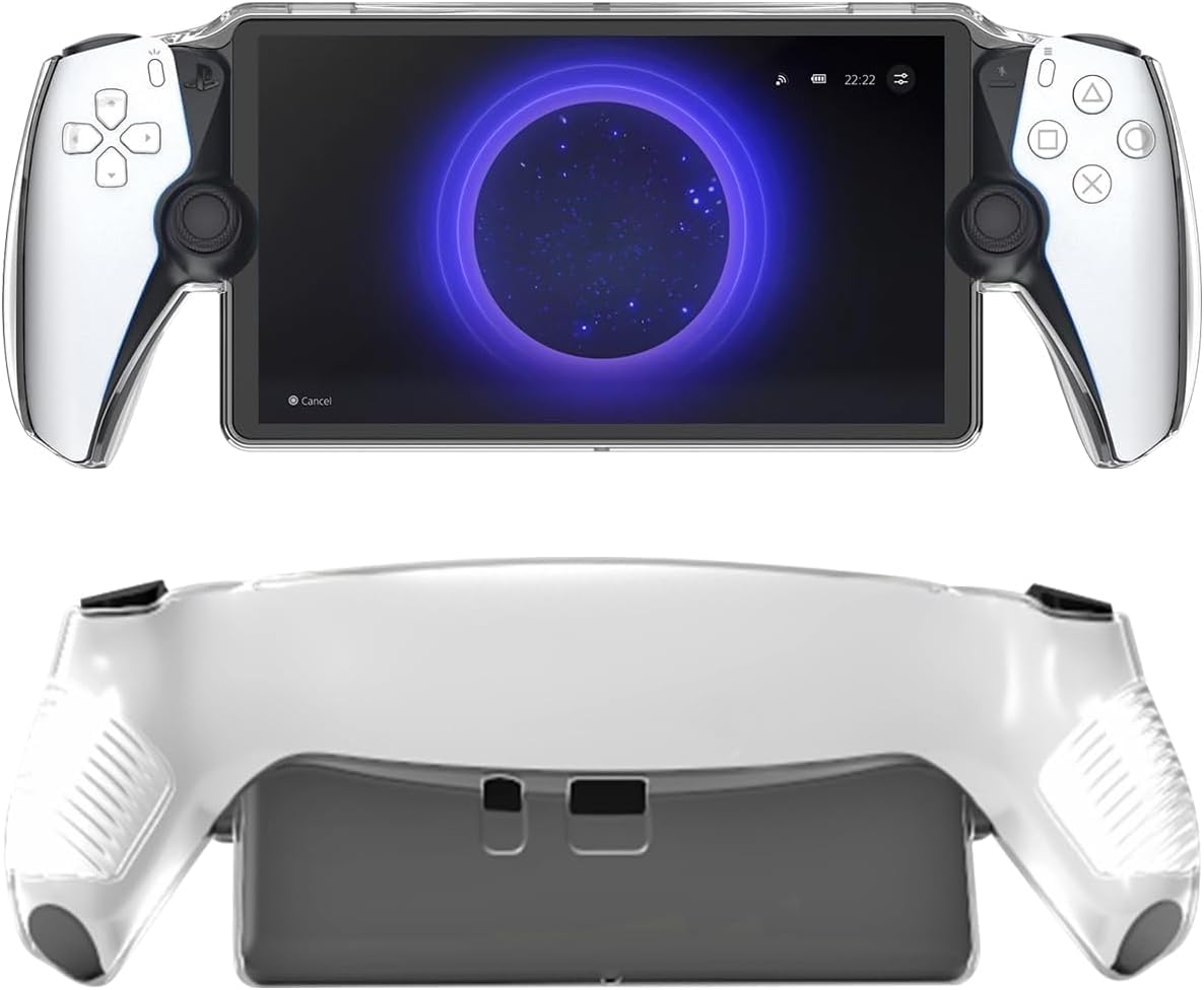 Protective Case for Playstation Portal, TPU Protective Skin Cover, All-around Protection Accessories Kit for Playstation Remote Player