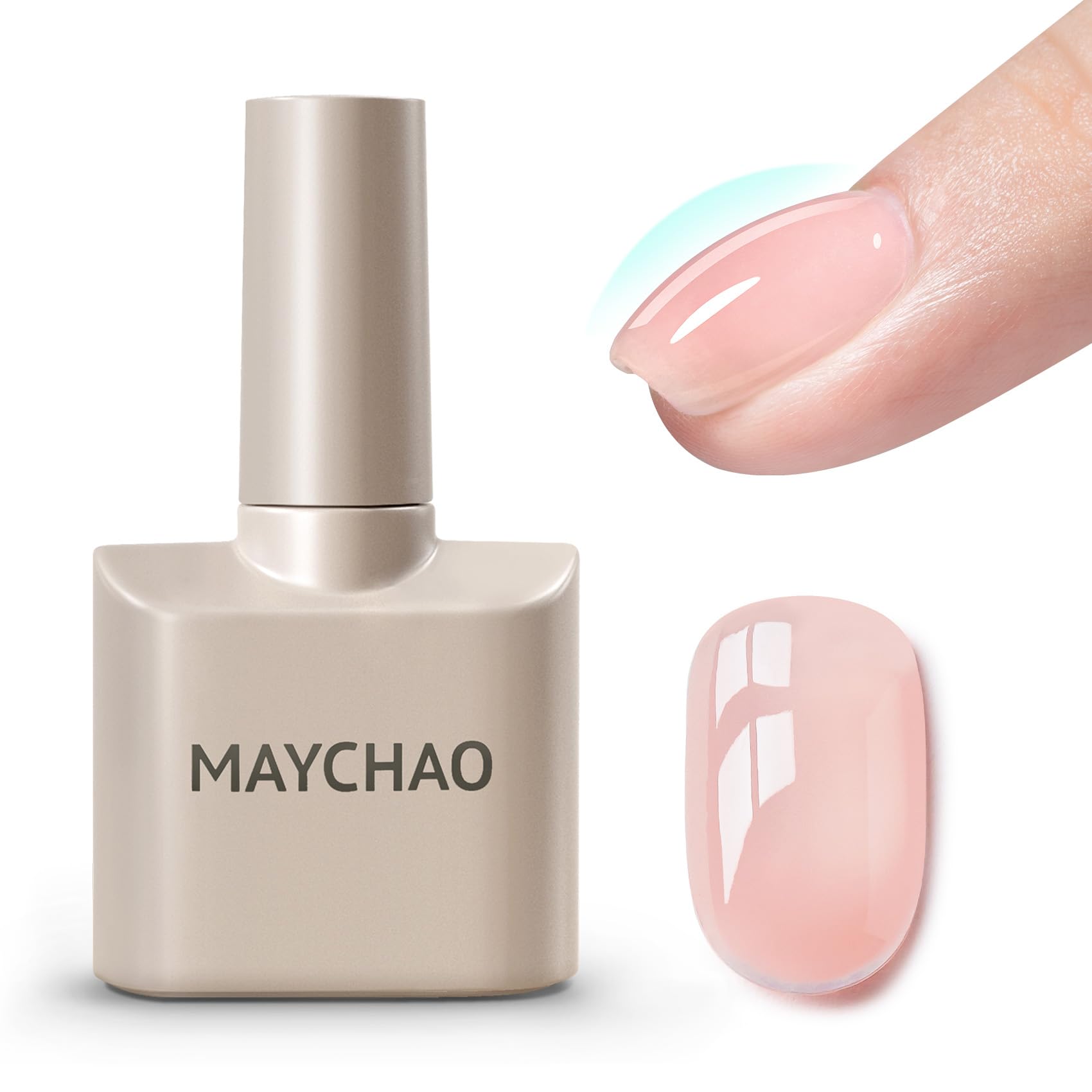 Amazon.com: MAYCHAO Nude Pink Builder Gel for Nails, 15ml Nail