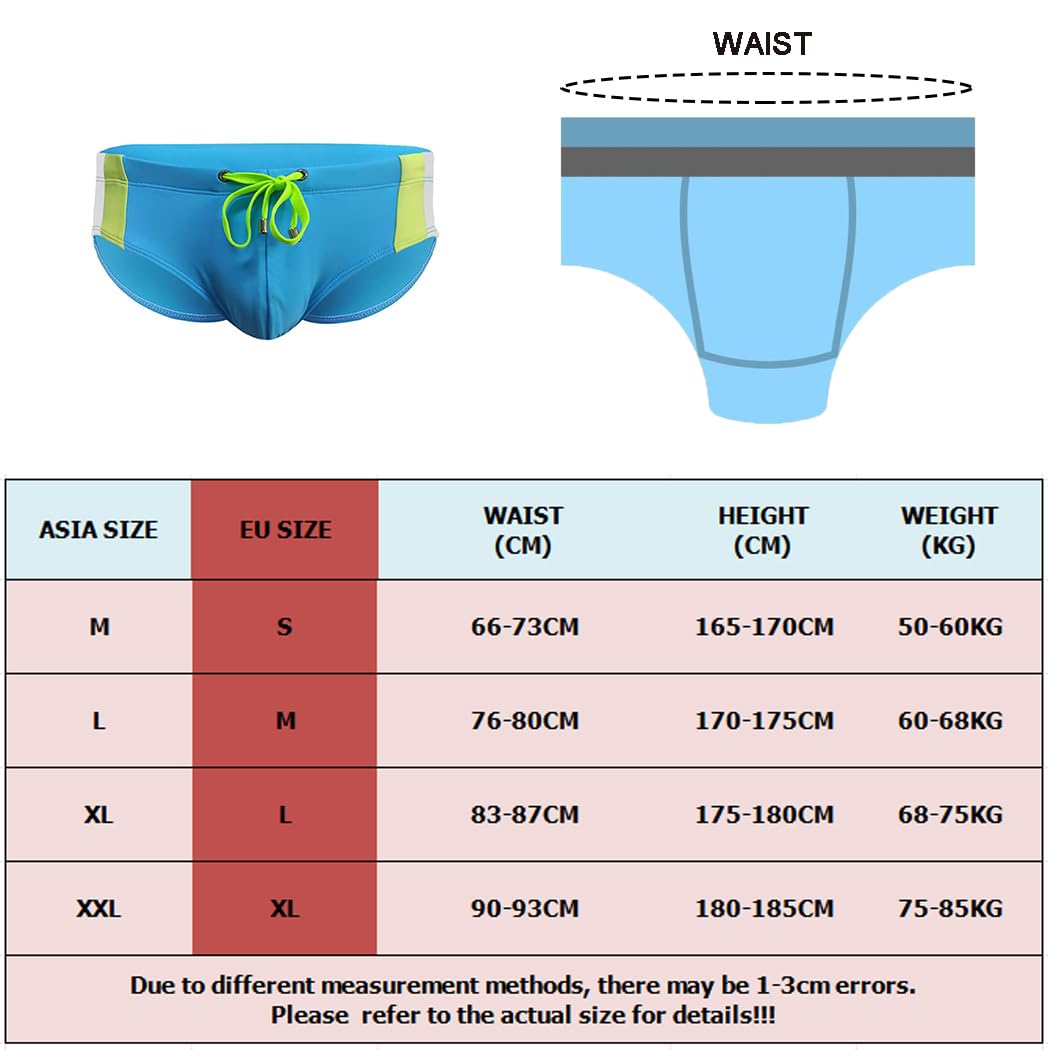 Bañador de Natación Slip para Hombre Bañadores Slip Hombre de Secado Rápido Bañador Natacion Hombre Slip para Playa Piscina Tamaño M-2XL YK2409