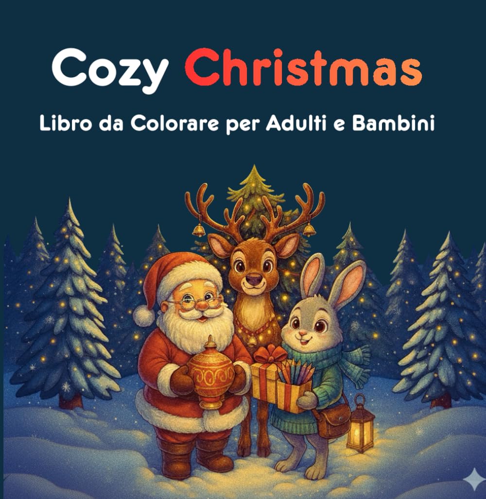 Cozy Christmas: Libro da colorare di Natale