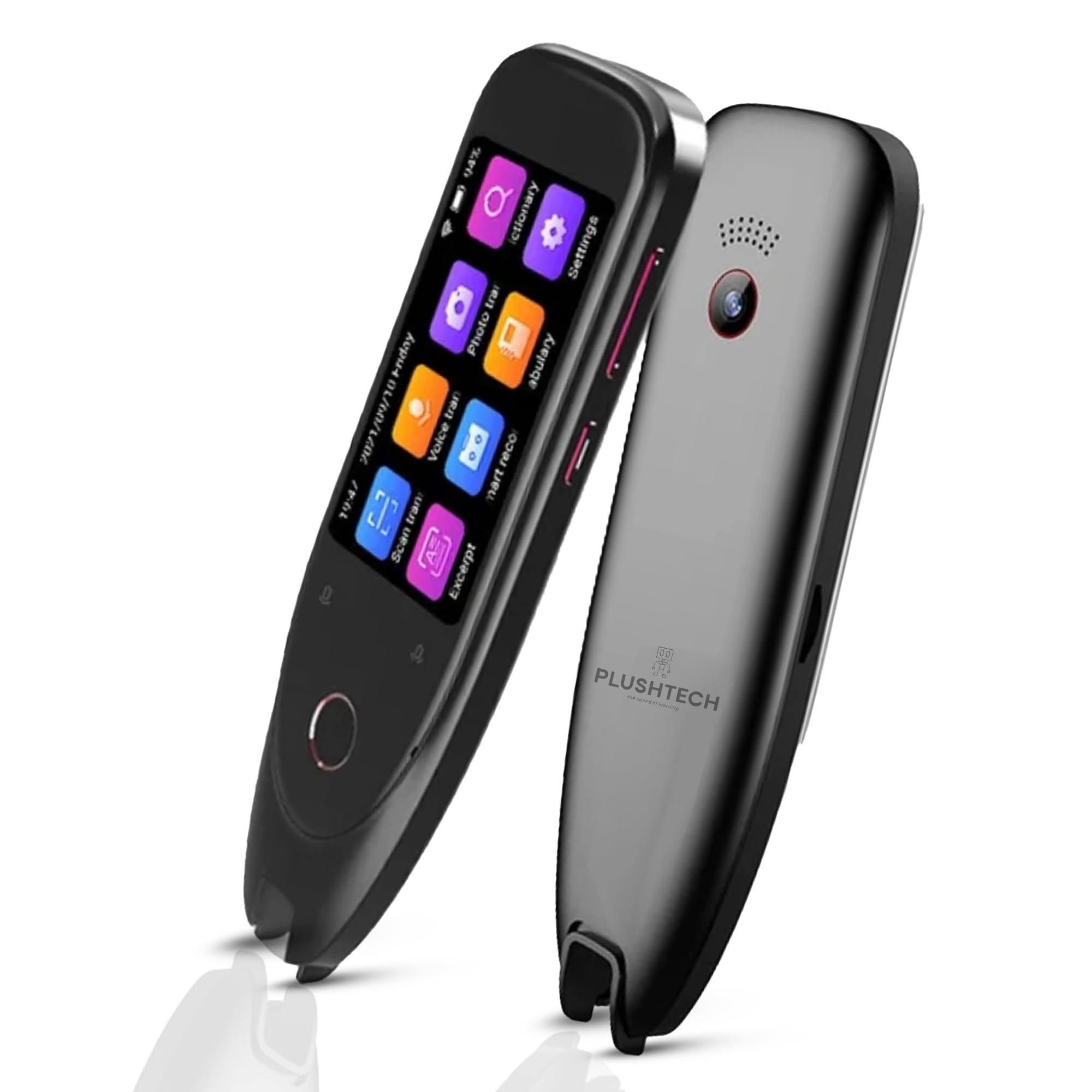 PLUSHTECH™ 112 Languages Digital Translation Pen - Real Time Wireless Photo Scanner - OCR Reading Pen for Dyslexia, Text to Speech Device -Teacher Approved Learning Tool for School Kids