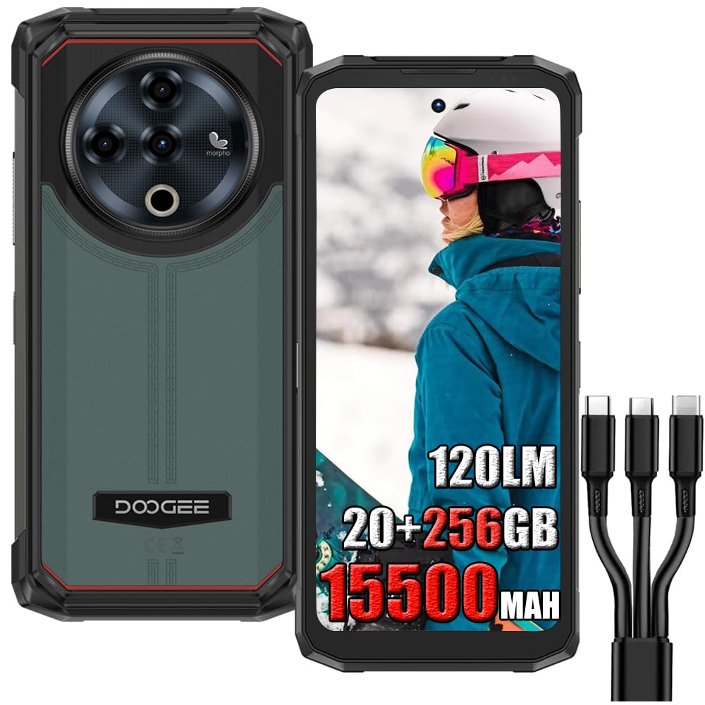 schermo cellulare resistente doogee fire 6 power 4g 50mp 15500mah