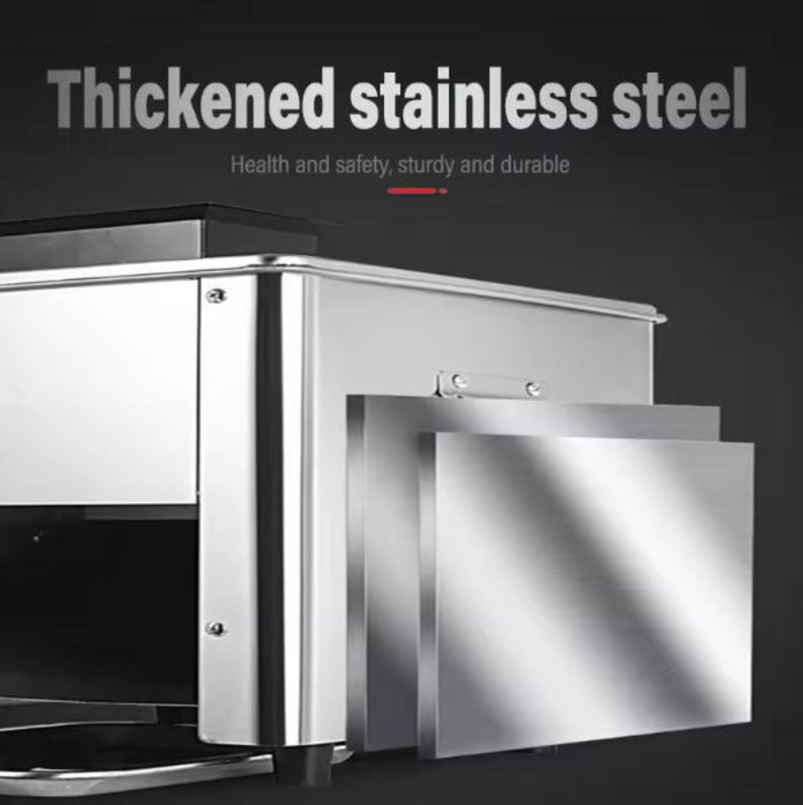 Máquina cortadora de carne de acero inoxidable, máquina de salchichas de 7 mm de grosor y kit de kibbe para uso doméstico, equipo eficiente de procesamiento de carne