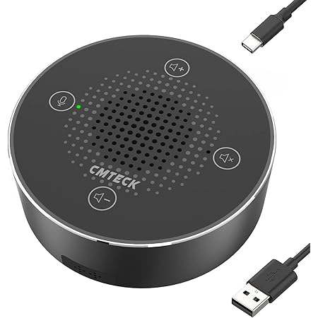 X-S Portable USB Conference Microphone 360° Omnidirectional Condenser Computer Pc Mic With Touch Mute Plug And Play Compatible With Windows Macos For Pc Laptop Video Conference I.290376055
