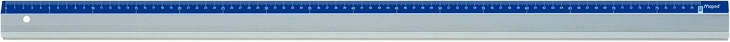 Maped M176080 linijka do cięcia Linea, 80 cm z aluminium, szara