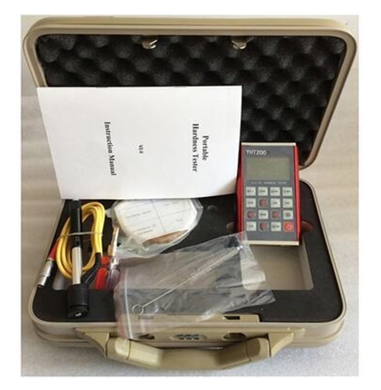 Probador de dureza digital Probadores digitales de dureza Leeb medidor de dureza portátil Leeb máquina de prueba de dureza portátil YHT200 Prueba de dureza automática