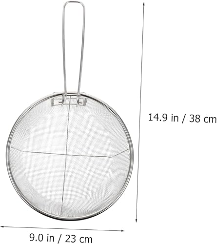Miniatura 6 de Happyyami Cestas de alambre para freidora, cesta de acero inoxidable, soporte para papas fritas, herramienta de cocción de patatas, presentación de