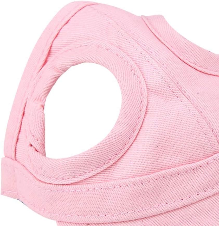 Fdit Pet Dog Sun Protection Visor Hat with Adjustable Strap Sport Hat (S)