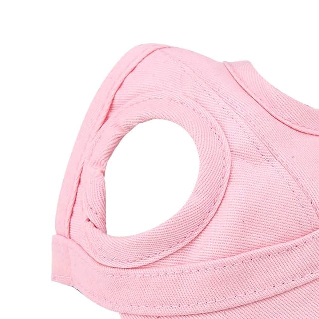 Foto 6 de 8 de Animal de compañía Gato Gorra de béisbol para Exterior Sunbonnet - Rayas Ajustables - Verano - Viaje