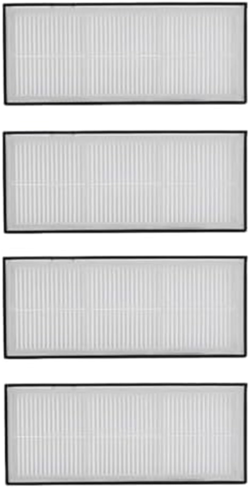 JINFOLI Robot Floor Washer Replacement Compatible for Roborock S7/T7S Robot Vacuum Cleaner Washable Hepa Filter Replacement Spare Parts Accessories Sweepers(BLACK 2 Box 1)