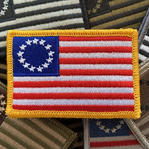 Tactical Betsy Ross Flag Patch (Subdued-Silver)