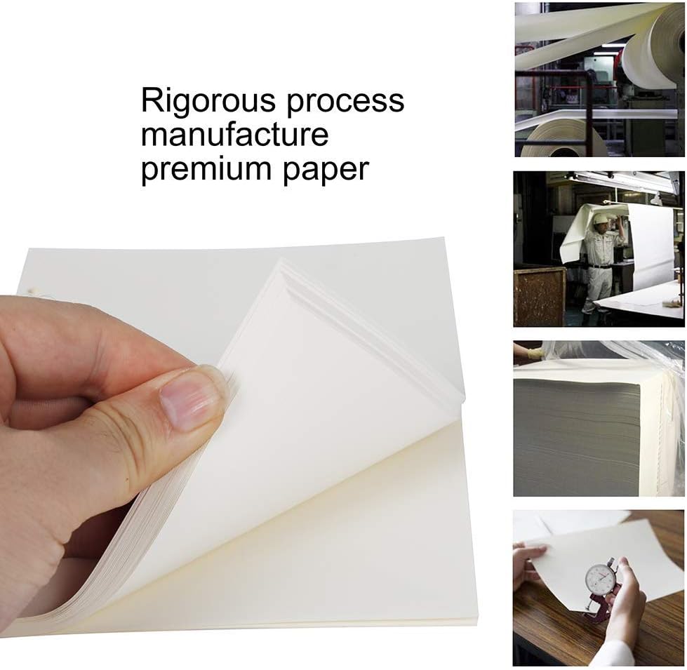 A5 Refill Paper Refillable Paper Unlined Blank Filler Paper Loose Leaf Paper 6-Holes Inserts 135 Sheets 270 Pages : Office Products