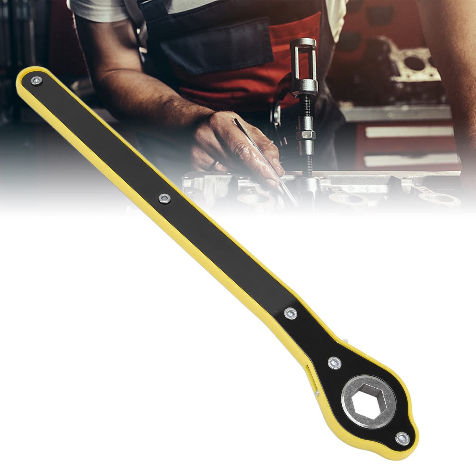 YOUTHINK Ratchet Spanner, High Strength Labor Saving Hex Scissor with Ergonomic Handle for Home Bike and Car Repairs