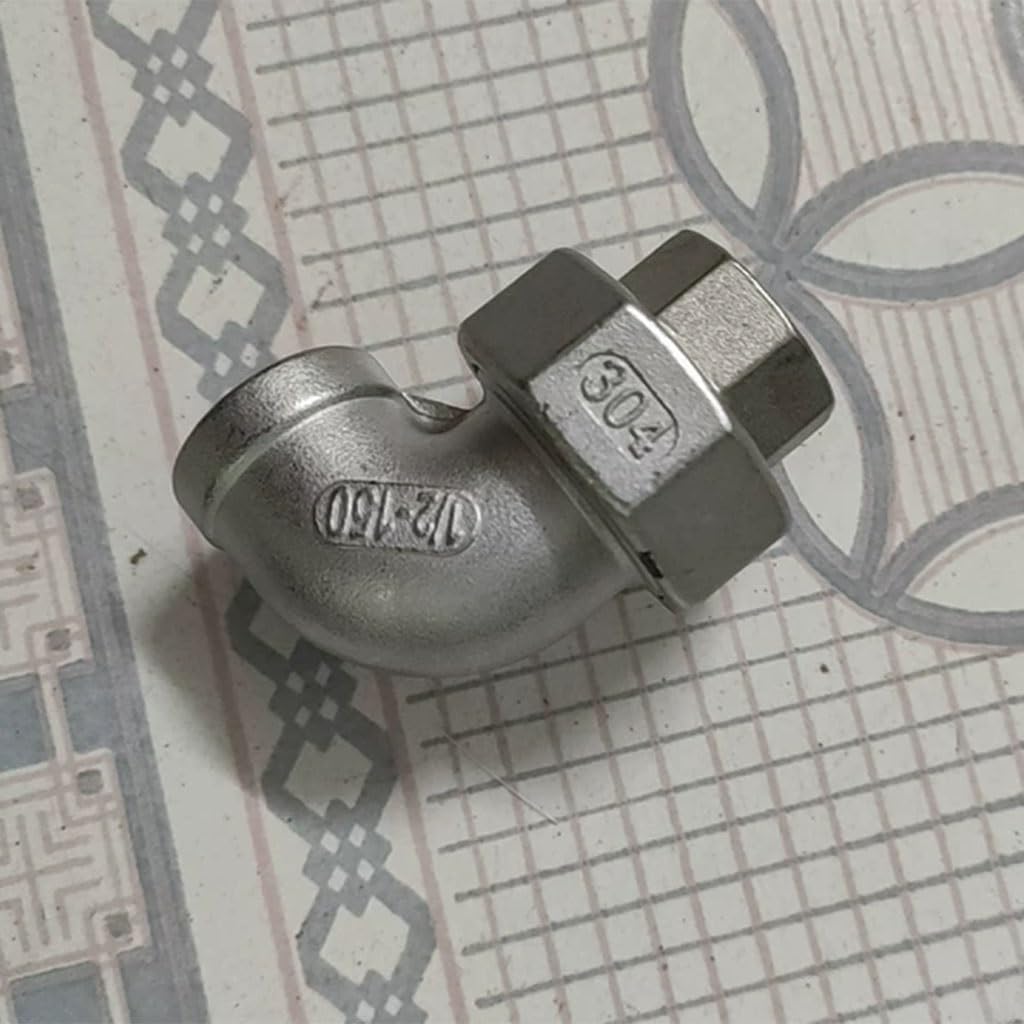 1 Szt. 1/4" 1/2" 3/4" 1" 2" Gwint Żeński Do Żeńskiego 90 Stopni Kolanko SS304 Złącze Na Żywo Złącze Rurowe Do Rury(1-1/4")