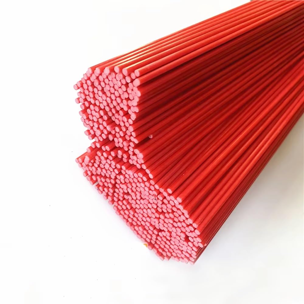 10 szt. Prętów z włókna szklanego - Odporne na wysokie temperatury lite włókno szklane do rękodzieła, modeli, latawców i projektów DIY(10x500mm)