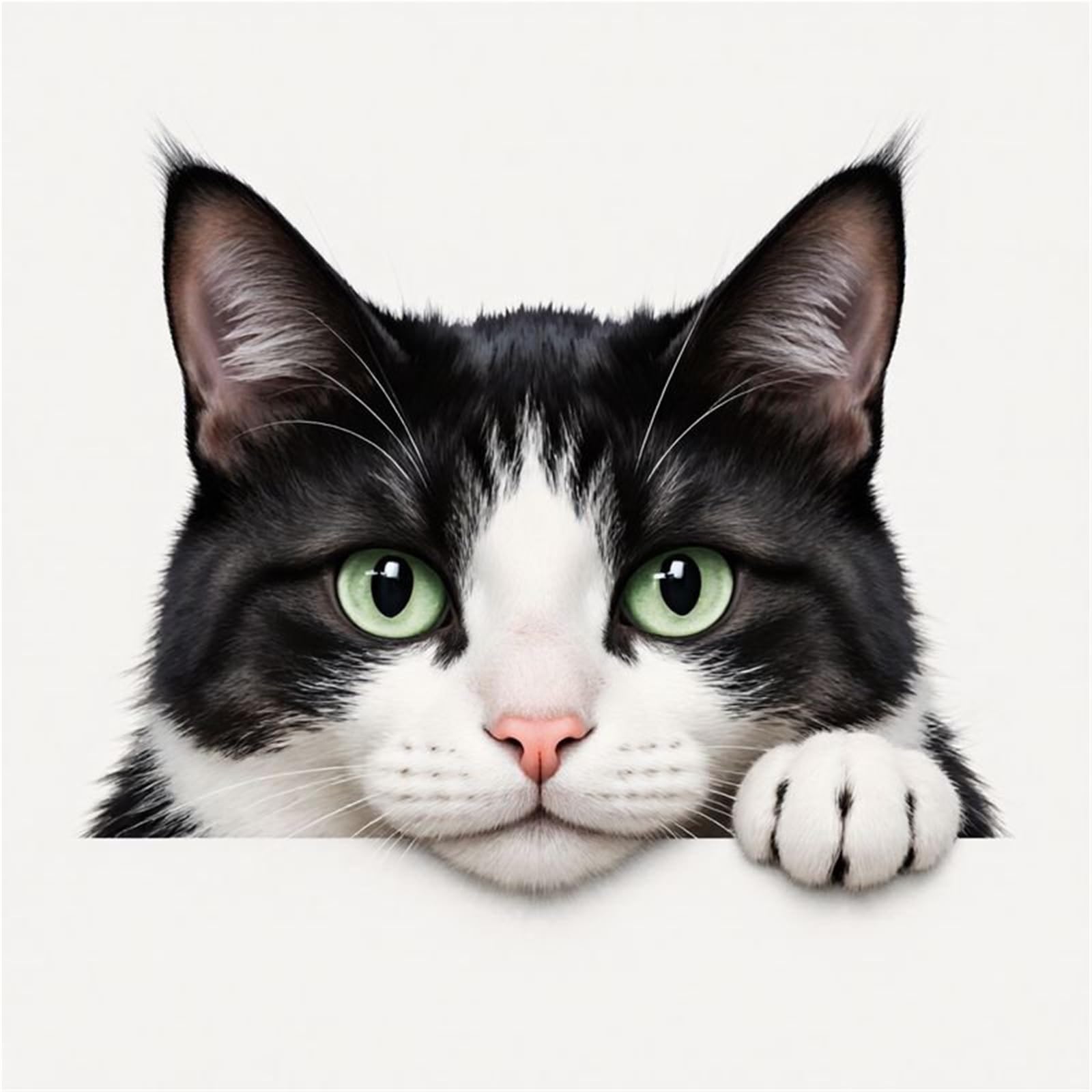 HAfgDJ Cat Sticker Suitable for Motorcycle Car Windows, Car Body and Laptops