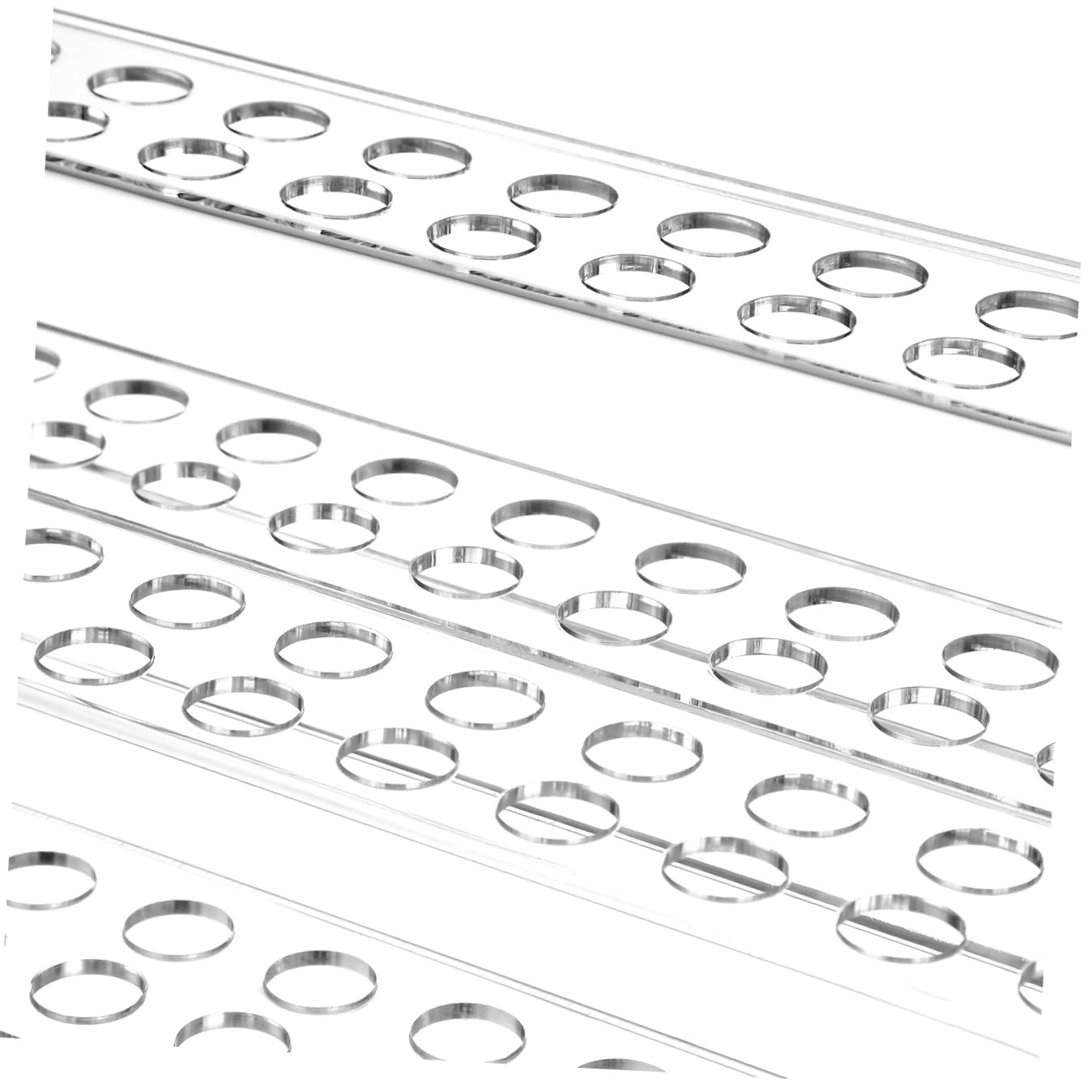 OSALADI Portapenne Trasparente in Plastica 2 Livelli 48 Stand Organizer per Pennelli e Articoli da Scrivania Design Salvaspazio per Casa e Ufficio