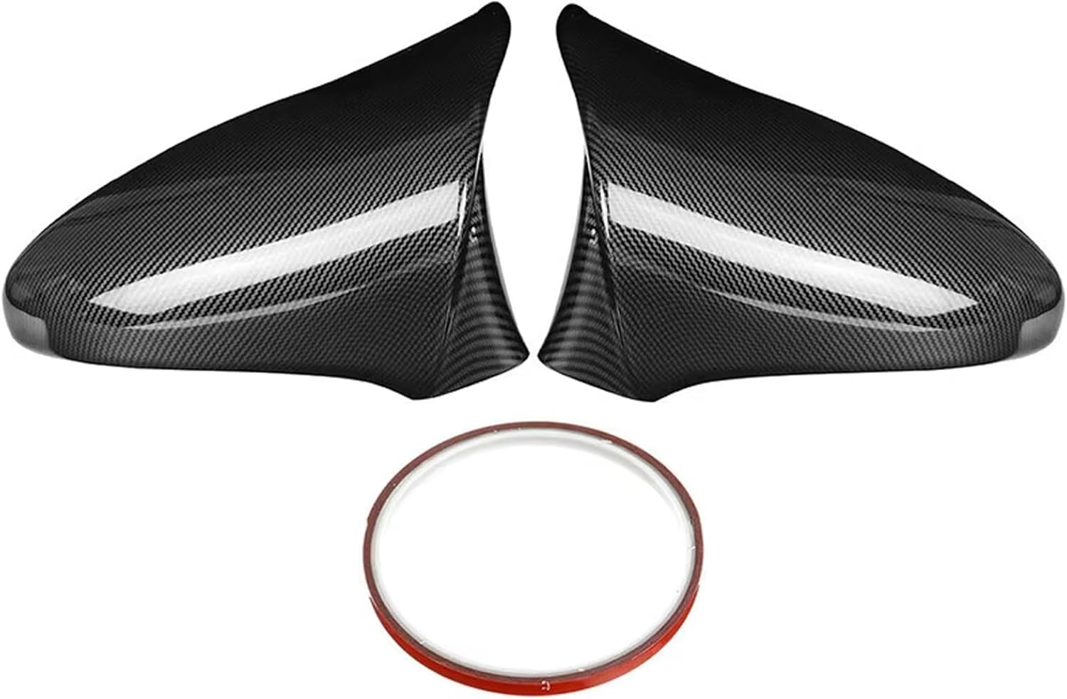 XJPGHA Wing Mirror Covers Caps for Lexus CT and CT F Sport 2009-2022, Sturdy Durable Cover Housing Door Mirror Vehicle Accessory Rearview Side Covers,Carbon Fiber Texture